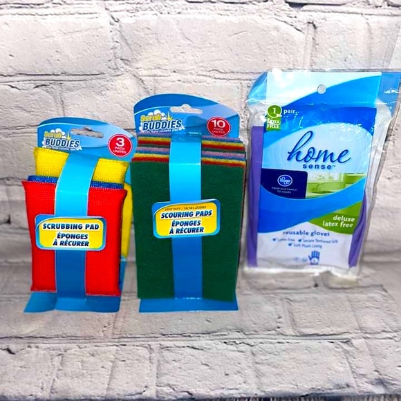 scrub buddies Kitchen Household Cleaning Supplies Bundle All New Poshmark